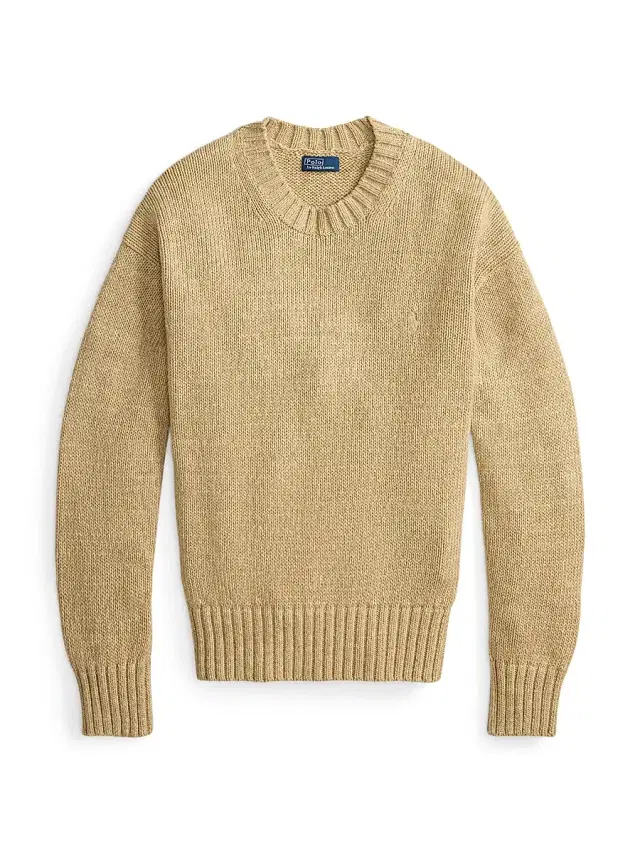 Polo Ralph Lauren Women's Logo Cotton Sweater - Tan Heather