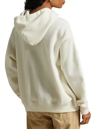 Polo Ralph Lauren Women's Polo Bear Cotton-Blend Hoodie - Parchment Cream | Thumbnail 4 Polo Ralph Lauren Women's Polo Bear Cotton-Blend Hoodie - Parchment Cream | Thumbnail 4