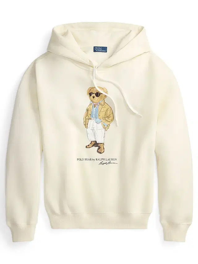 Polo Ralph Lauren Women's Polo Bear Cotton-Blend Hoodie - Parchment Cream