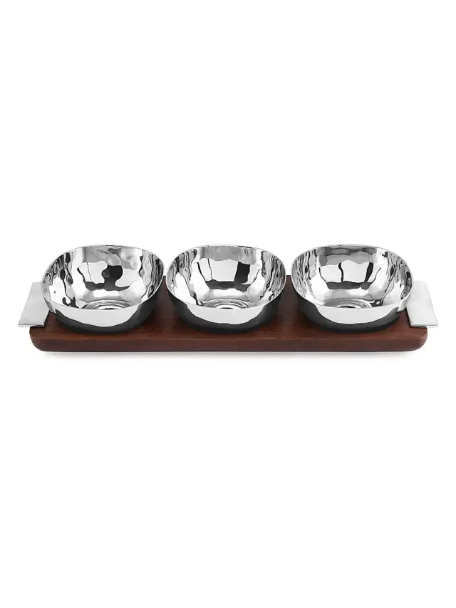 Michael Aram Reflective Triple Bowl
