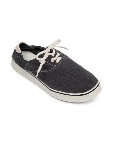 AMI PARIS Men's Tennis Cotton Canvas Sneakers | Thumbnail 2 AMI PARIS Men's Tennis Cotton Canvas Sneakers | Thumbnail 2