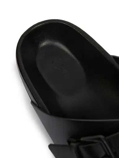AMI Paris Men's Double Buckle Leather Sandals - Noir | Thumbnail 5 AMI Paris Men's Double Buckle Leather Sandals - Noir | Thumbnail 5