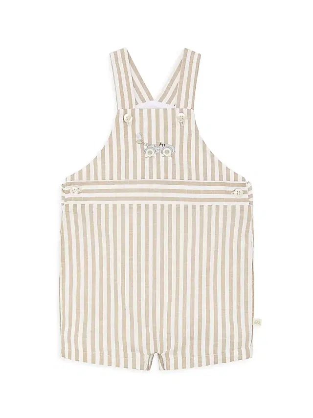Marie-Chantal Baby Boy's Race Car Alfie Stripe Overalls -  24 Months