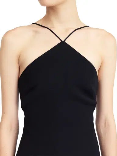 16Arlington Women's Ade Feather-Trimmed Cocktail Dress - Nero - Size 10 | Thumbnail 5