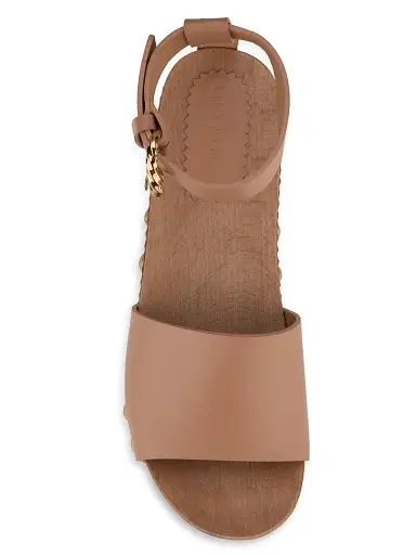 Ulla Johnson Women's Esti 65MM Studded Leather Clogs - Beige | Thumbnail 4