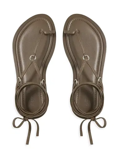 A Emery Women's Tesni Leather Sandals - Sable - Size 11 | Thumbnail 3