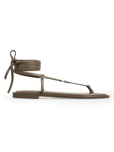 A Emery Women's Tesni Leather Sandals - Sable - Size 11 | Thumbnail 1