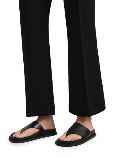A Emery Women's Imara Crocodile-Embossed Sandals - Black Embossed Croc - Size 10 | Thumbnail 4
