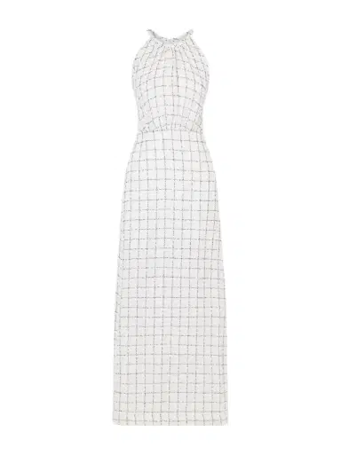LIBEROWE Celeste cotton-tweed halterneck maxi dress | Thumbnail 1