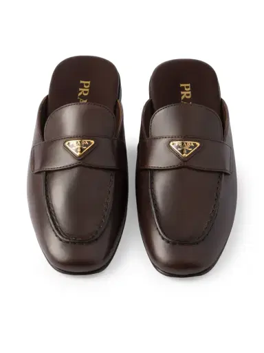 Prada Leather Mules | Thumbnail 4