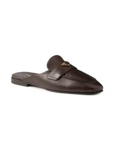 Prada Leather Mules | Thumbnail 1