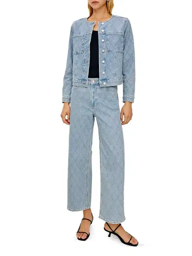 RAILS Women's Lido Washed Denim Crop Jacket | Thumbnail 2 RAILS Women's Lido Washed Denim Crop Jacket | Thumbnail 2