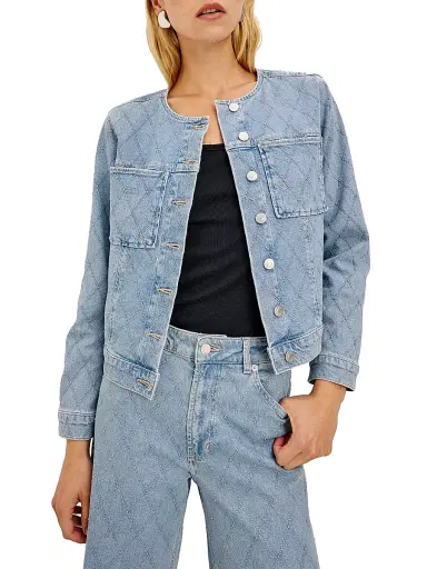RAILS Women's Lido Washed Denim Crop Jacket | Thumbnail 3 RAILS Women's Lido Washed Denim Crop Jacket | Thumbnail 3