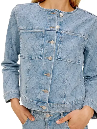 RAILS Women's Lido Washed Denim Crop Jacket | Thumbnail 5 RAILS Women's Lido Washed Denim Crop Jacket | Thumbnail 5
