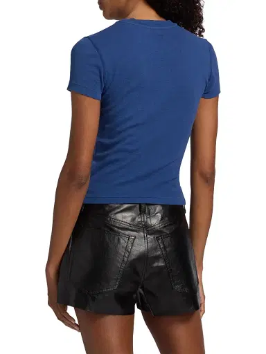 RE/DONE Women's Crème De La Crème Cotton Baby T-Shirt | Thumbnail 5 RE/DONE Women's Crème De La Crème Cotton Baby T-Shirt | Thumbnail 5