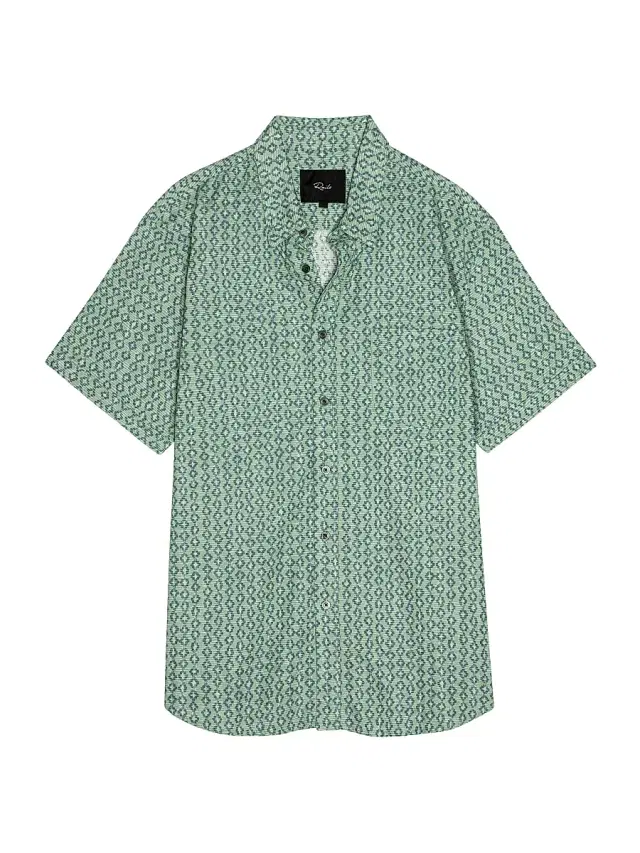 Rails Men's Carson Wavy Short-Sleeve Shirt - Wavy Batik Coast