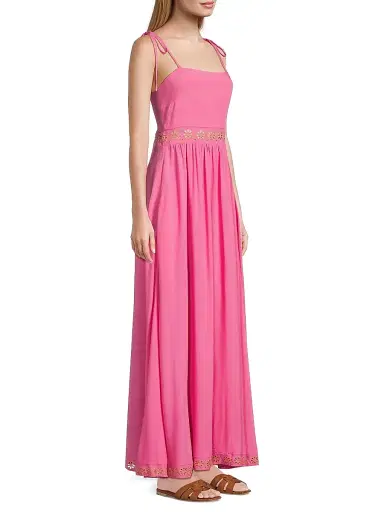 BEACH RIOT Women's Rianne Eyelet-Trimmed Maxi Dress | Thumbnail 4 BEACH RIOT Women's Rianne Eyelet-Trimmed Maxi Dress | Thumbnail 4
