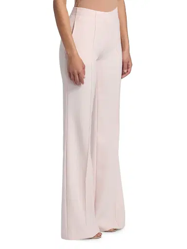 PRABAL GURUNG Women's Stretch-Crepe Straight-Leg Trousers | Thumbnail 4 PRABAL GURUNG Women's Stretch-Crepe Straight-Leg Trousers | Thumbnail 4