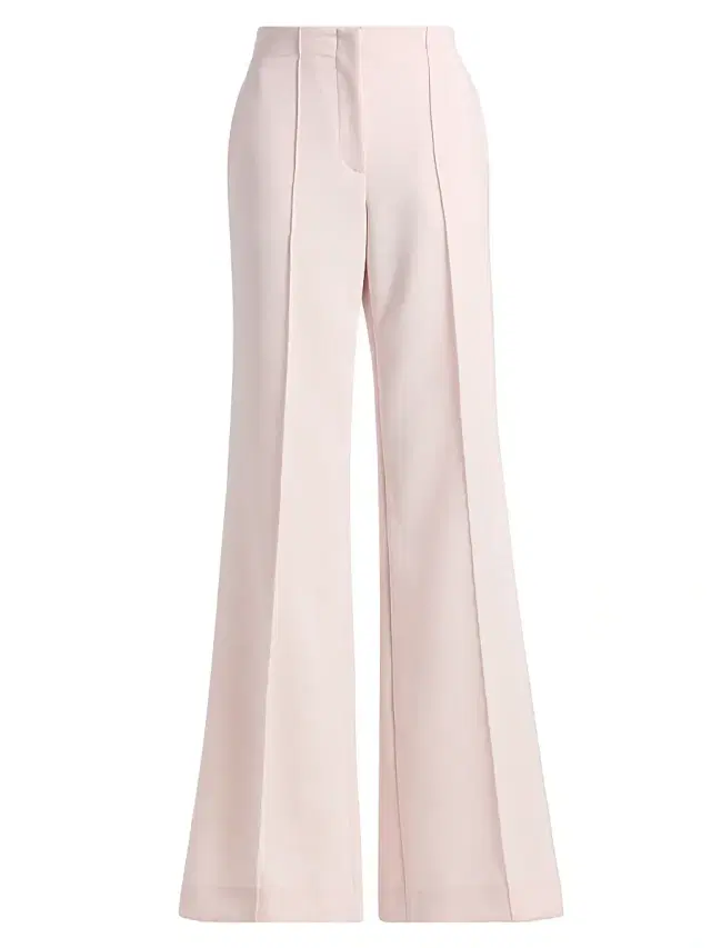 Prabal Gurung Women's Stretch-Crepe Straight-Leg Trousers - Petal Pink