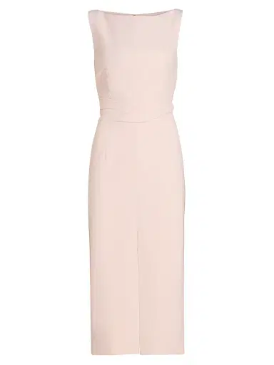 PRABAL GURUNG Women's Stretch Crepe Boatneck Sheath Dress - Petal Pink - Size 8 | Thumbnail 1 PRABAL GURUNG Women's Stretch Crepe Boatneck Sheath Dress - Petal Pink - Size 8 | Thumbnail 1