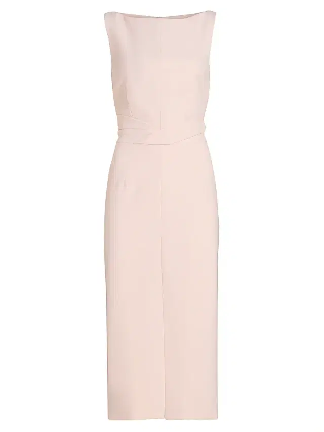 Prabal Gurung Women's Stretch Crepe Boatneck Sheath Dress - Petal Pink