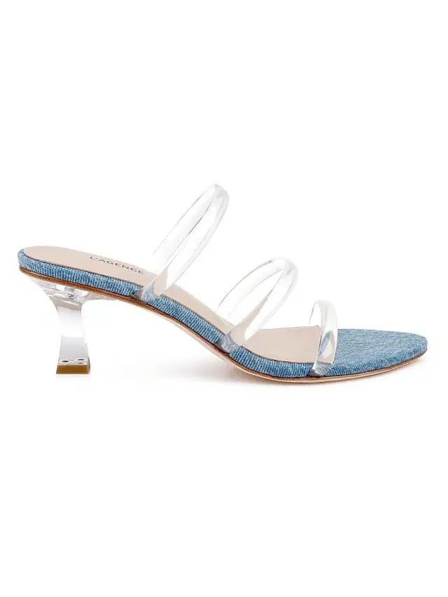 L'AGENCE Women's Ludovica 60MM Sandals - Light Blue