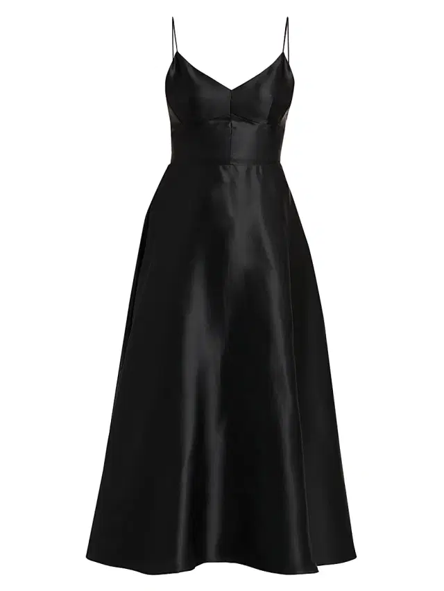 Alberta Ferretti Women's Silk Midi-Dress