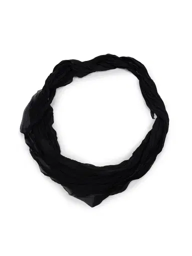 AMI PARIS Men's Crumpled Gavroche Scarf | Thumbnail 1 AMI PARIS Men's Crumpled Gavroche Scarf | Thumbnail 1