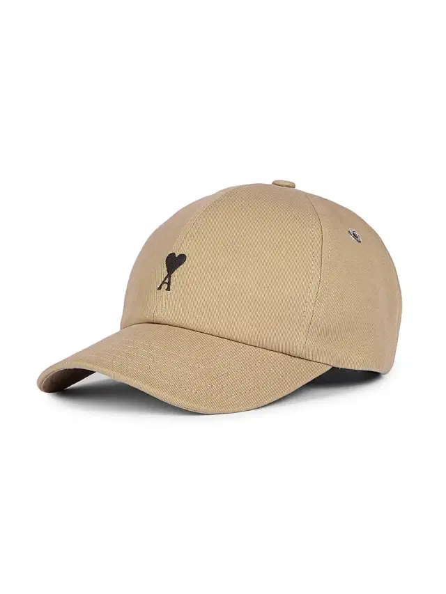 AMI PARIS Men's Quota Ami de Coeur Baseball Cap - Beige Taupe