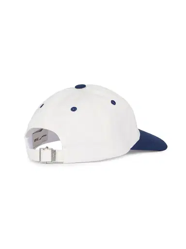 AMI PARIS Men's Logo-Embroidered Cotton Baseball Cap - Encre Blanc Creme | Thumbnail 3 AMI PARIS Men's Logo-Embroidered Cotton Baseball Cap - Encre Blanc Creme | Thumbnail 3