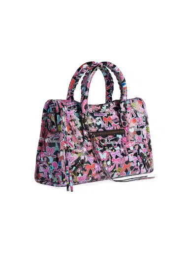 Balenciaga Women's Le City Top Handle Bag - Black Multicolor | Thumbnail 2