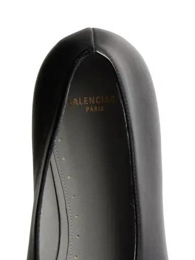 Balenciaga Women's Duchesse Ballerina Flats - Black - Size 8 | Thumbnail 4