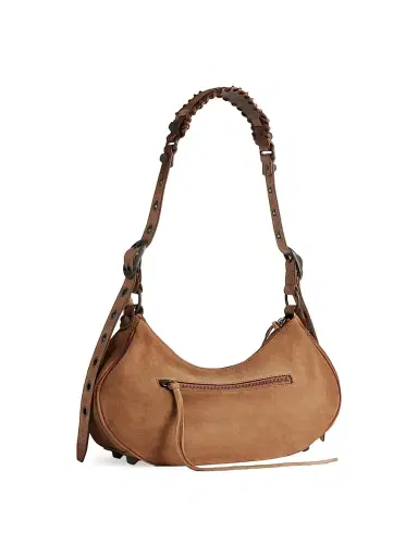 Balenciaga Women's Le Cagole Small Shoulder Bag - Camel | Thumbnail 2