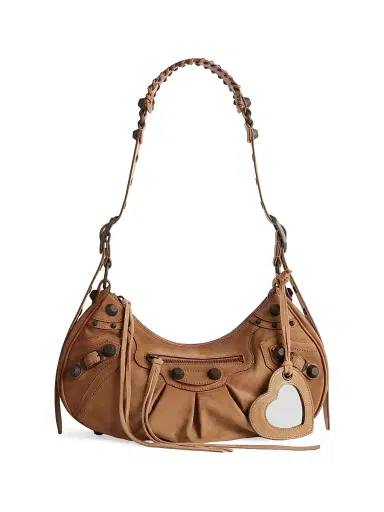Balenciaga Women's Le Cagole Small Shoulder Bag - Camel | Thumbnail 1
