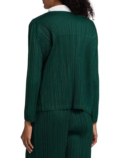 Pleats Please Issey Miyake Women's Plissé Pleats Cardigan | Thumbnail 5