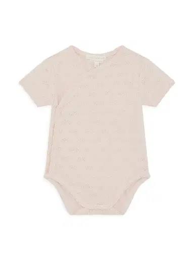 Marie-Chantal Baby Girl's Signature Araminta Angel Wing Pointelle Bonnet, Bodysuit, Short & Blanket Gift Set - Pink - Size 6 Months | Thumbnail 2