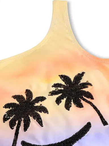 MOLO Little Girl's & Girl's Sunet Sequined Palm One-Shoulder Swimsuit | Thumbnail 5 MOLO Little Girl's & Girl's Sunet Sequined Palm One-Shoulder Swimsuit | Thumbnail 5