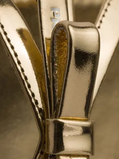 Prada Women's Flat Metallic Leather Sandals - Gold - Size 10 | Thumbnail 5 Prada Women's Flat Metallic Leather Sandals - Gold - Size 10 | Thumbnail 5