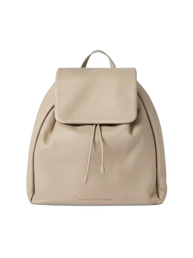 Brunello Cucinelli Women's Mellow City Backpack in Soft Leather - Buff