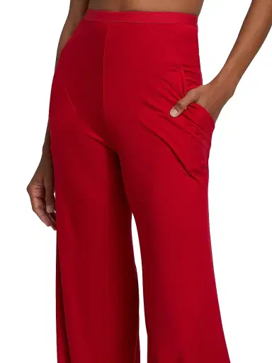 Rick Owens Women's Bias Jersey Pants - Cardinal Red - Size 2 | Thumbnail 6 Rick Owens Women's Bias Jersey Pants - Cardinal Red - Size 2 | Thumbnail 6