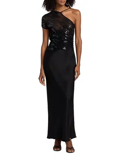 Rick Owens Women's Tungsten Sheer Sequined Top - Black Transparent Black - Size 2 | Thumbnail 2 Rick Owens Women's Tungsten Sheer Sequined Top - Black Transparent Black - Size 2 | Thumbnail 2