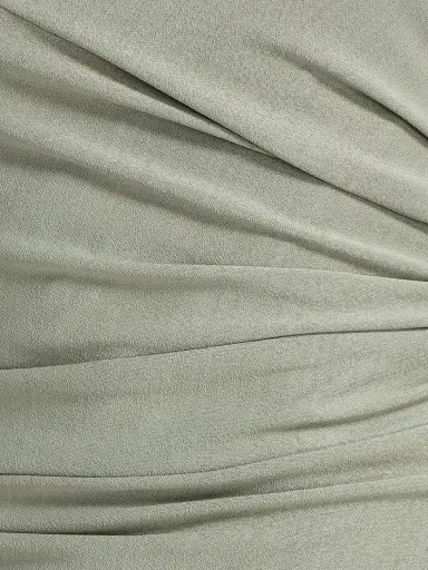 Rick Owens Women's Luna Jersey Wrap Top - Jade - Size 6 | Thumbnail 7