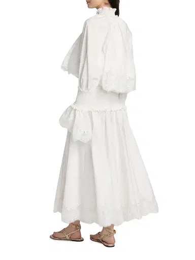 Zimmermann Women's Alchemy Poplin Maxi Dress - | Thumbnail 5