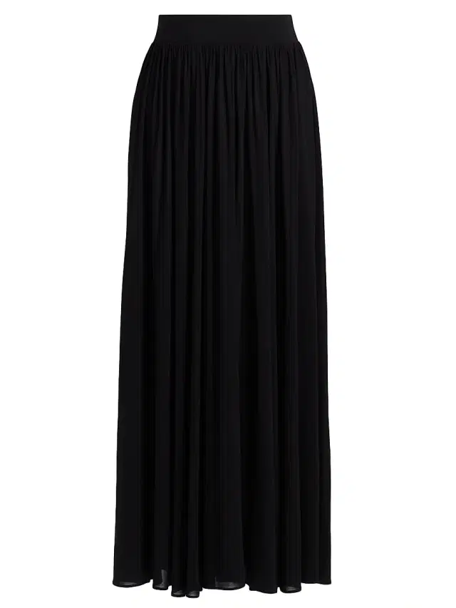 Zimmermann Women's Gathered Midi-Skirt - Black