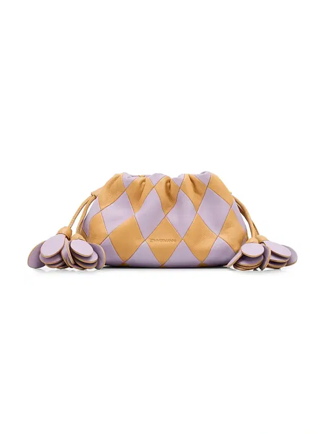 Zimmermann Women's Cloud 91 Small Leather Clutch - Lilac Sand