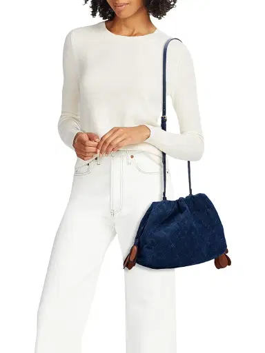 Zimmermann Women's Cloud 91 Medium Denim Clutch | Thumbnail 2 Zimmermann Women's Cloud 91 Medium Denim Clutch | Thumbnail 2