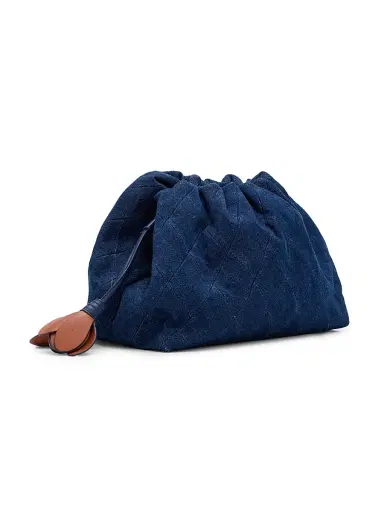 Zimmermann Women's Cloud 91 Medium Denim Clutch | Thumbnail 3 Zimmermann Women's Cloud 91 Medium Denim Clutch | Thumbnail 3