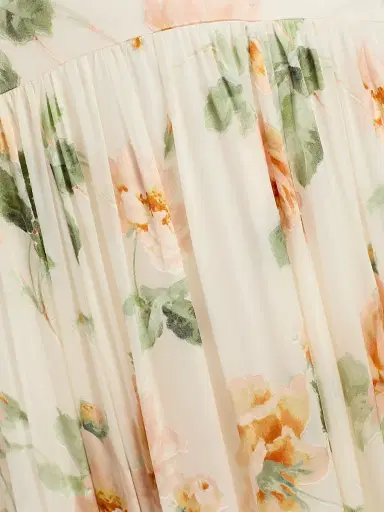 Zimmermann Women's Carousel Burnout Floral Maxi Skirt - Cream Rose | Thumbnail 7 Zimmermann Women's Carousel Burnout Floral Maxi Skirt - Cream Rose | Thumbnail 7
