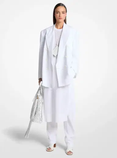 Michael Kors Collection Loli Macramé Shoulder Bag in White - One Size by Michael Kors Collection | Thumbnail 11 Michael Kors Collection Loli Macramé Shoulder Bag in White - One Size by Michael Kors Collection | Thumbnail 11