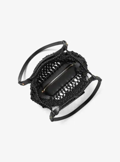 Michael Kors Collection Loli Macramé Shoulder Bag in White - One Size by Michael Kors Collection | Thumbnail 17 Michael Kors Collection Loli Macramé Shoulder Bag in White - One Size by Michael Kors Collection | Thumbnail 17